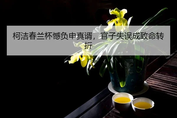 柯洁春兰杯憾负申真谞，官子失误成致命转折